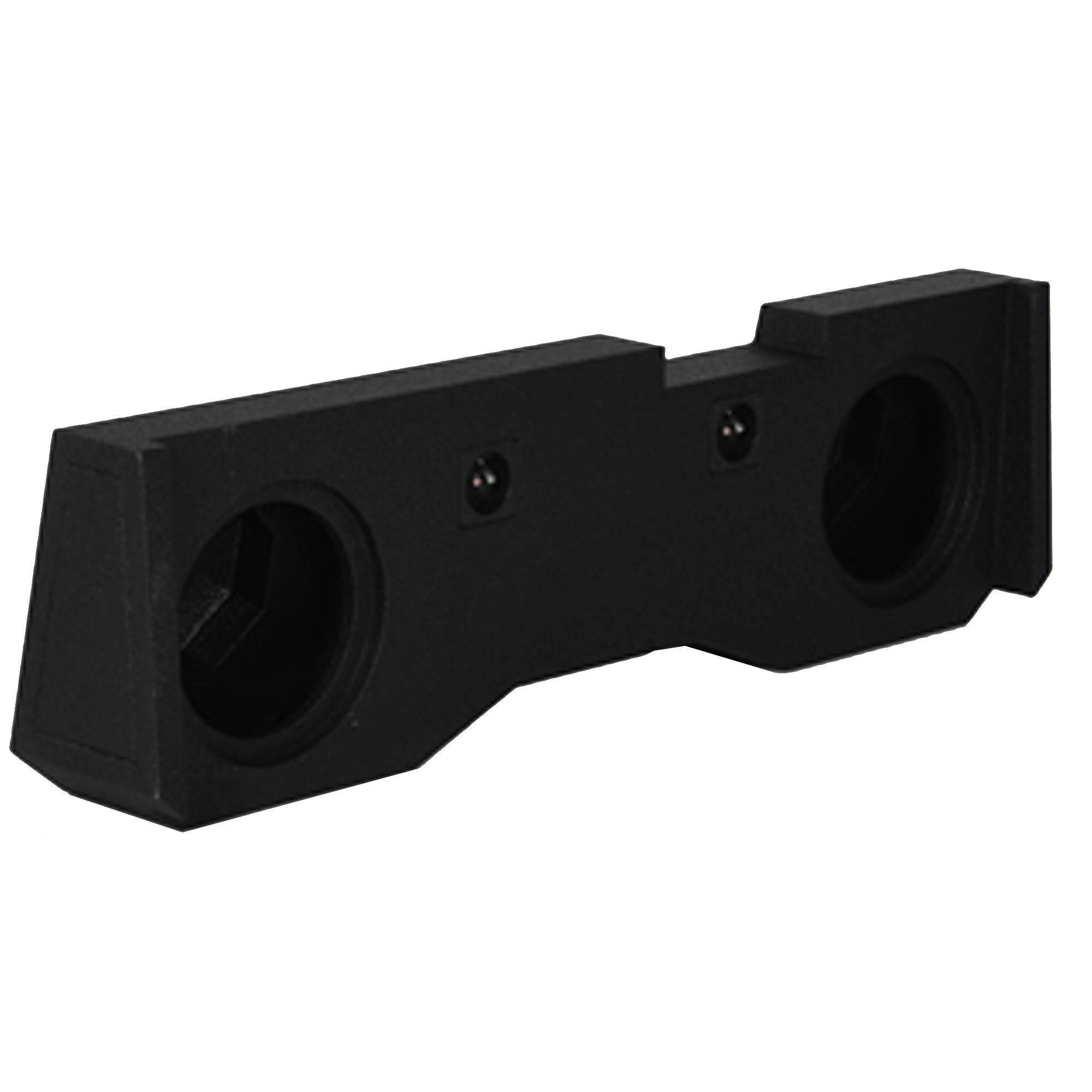 Q-Bomb Dual 10″ Sealed Enclosure for GM Crew Cab 14-18