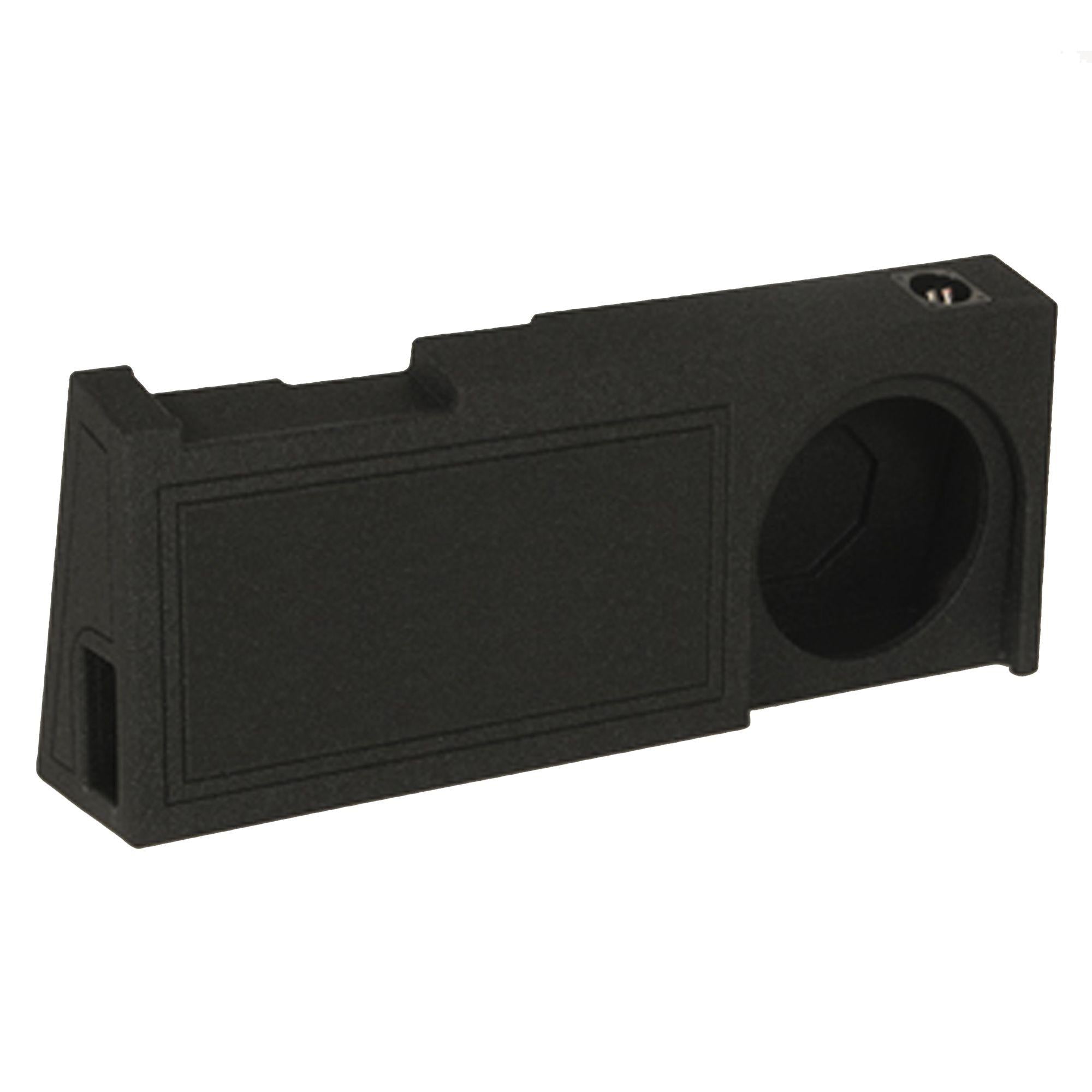 Q-Bomb Single 10″ Ported Enclosure for GM Crew Cab 14-18
