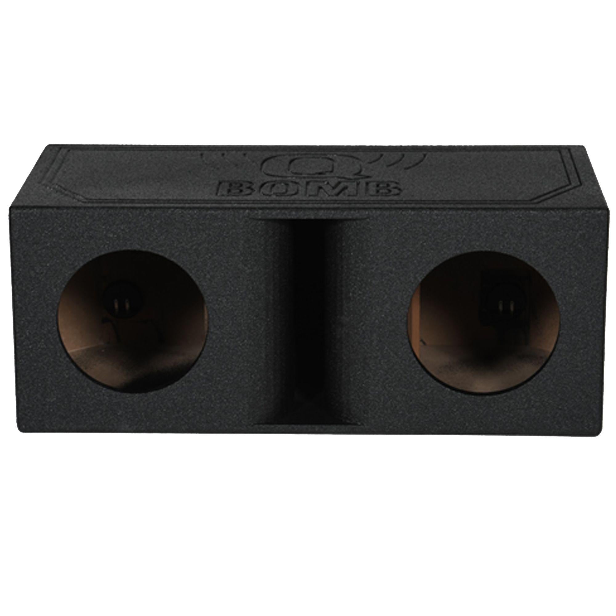 Q-Bomb Dual 10″ Horn-Ported Subwoofer Enclosure