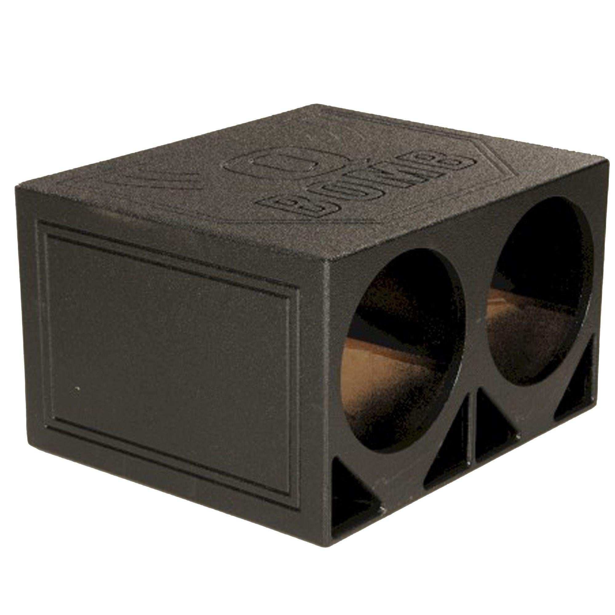 Q-Bomb Dual 12″ Traingle-Ported Woofer Enclosure (SPL)