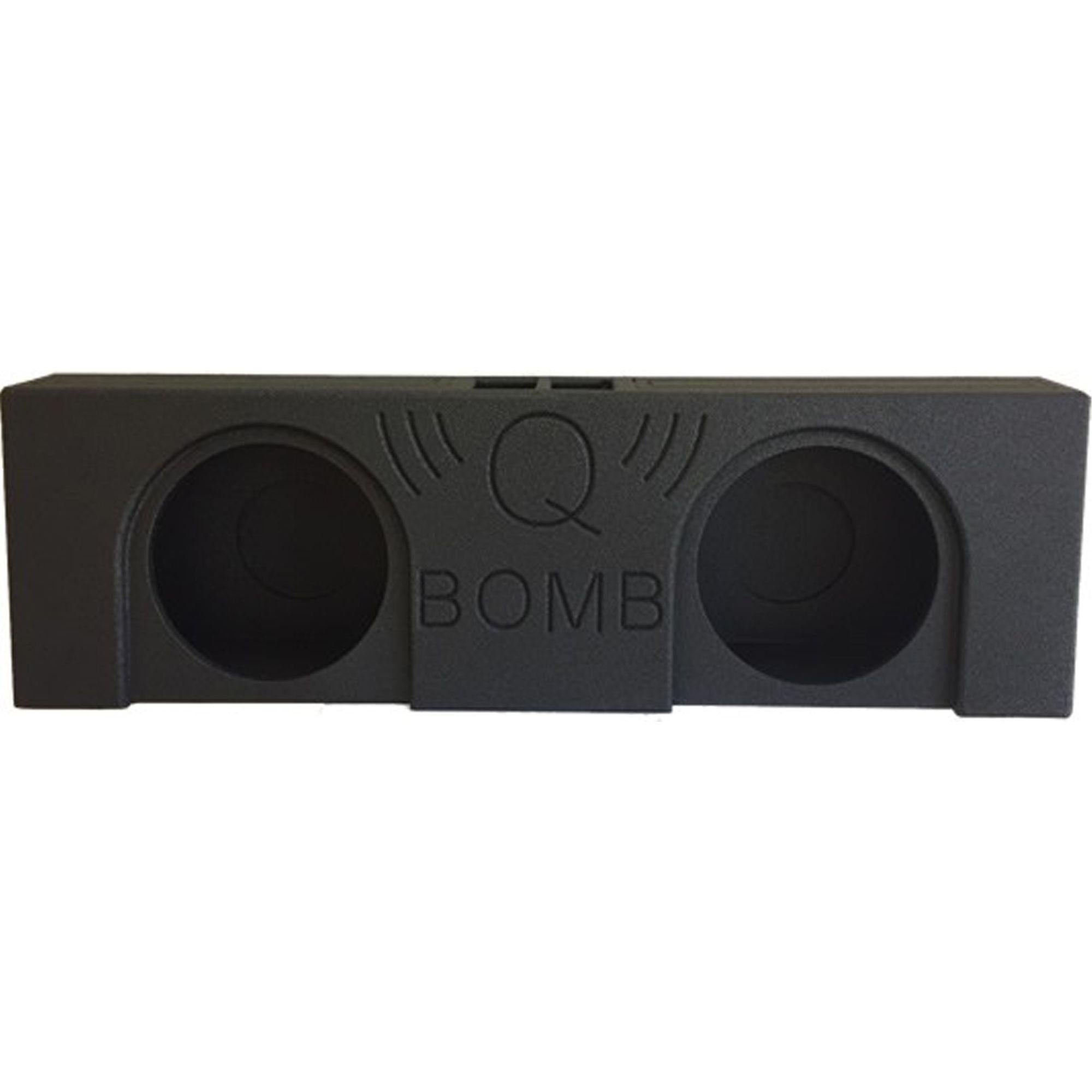 Q-Bomb Dual 10″ Ported single cab Truck Woofer Enclosure