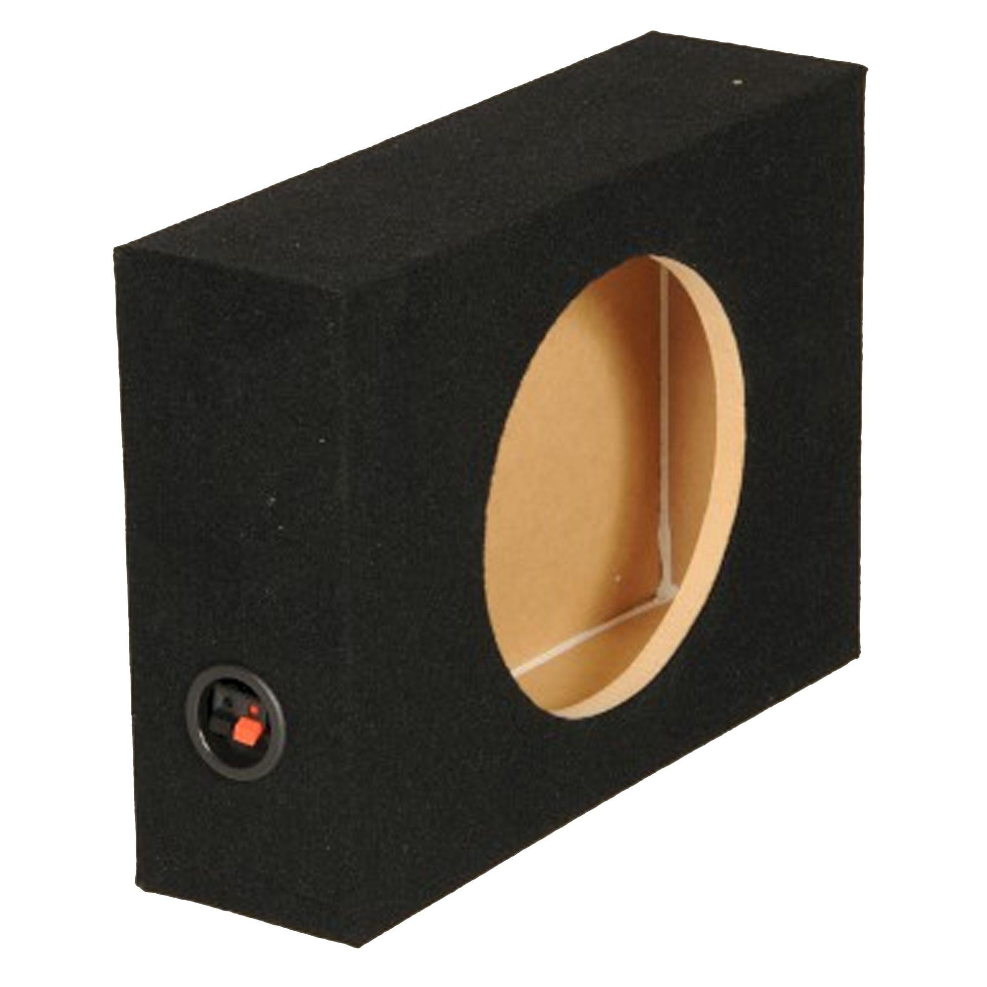 Q-Power Single 10″ Sealed Shallow Woofer Enclosure
