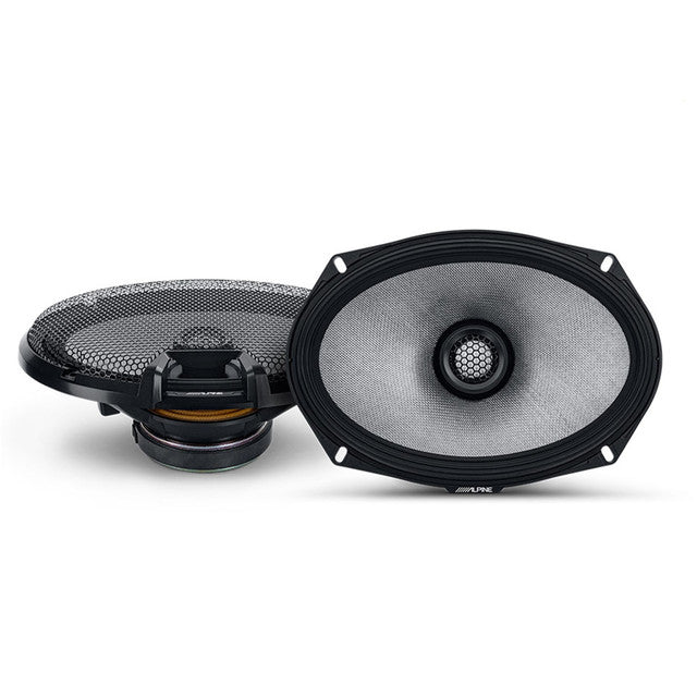 Alpine KTA-450 4 Ch.Power Pack Amp w/ R2-S69 & S2-S69 Speakers