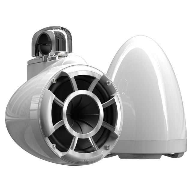 Wet Sounds REV 8 Fixed Clamp Tower Speakers - White (Pair)