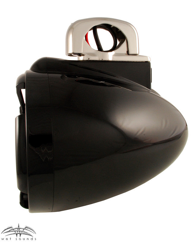 Wet Sounds REV 8 Fixed Clamp Tower Speakers with Wet Sounds Suitz speaker Covers - Black
