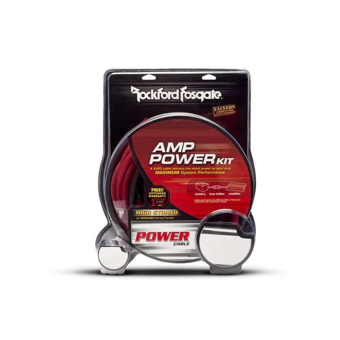 Rockford Fosgate RFK1D Dual Amp 1/0 AWG Dual Amp Wiring Kit