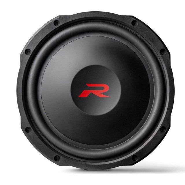 Alpine (2) RS-W12D4 12-inch R-Series Shallow Subwoofer Dual 4 Ohm & Grill Bundle