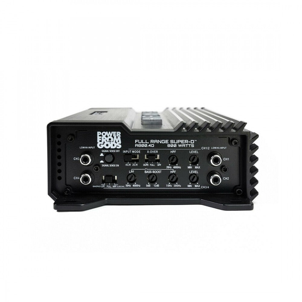 Hifonics A800.4D ALPHA Compact 800 Watt 4-Channel Amplifier