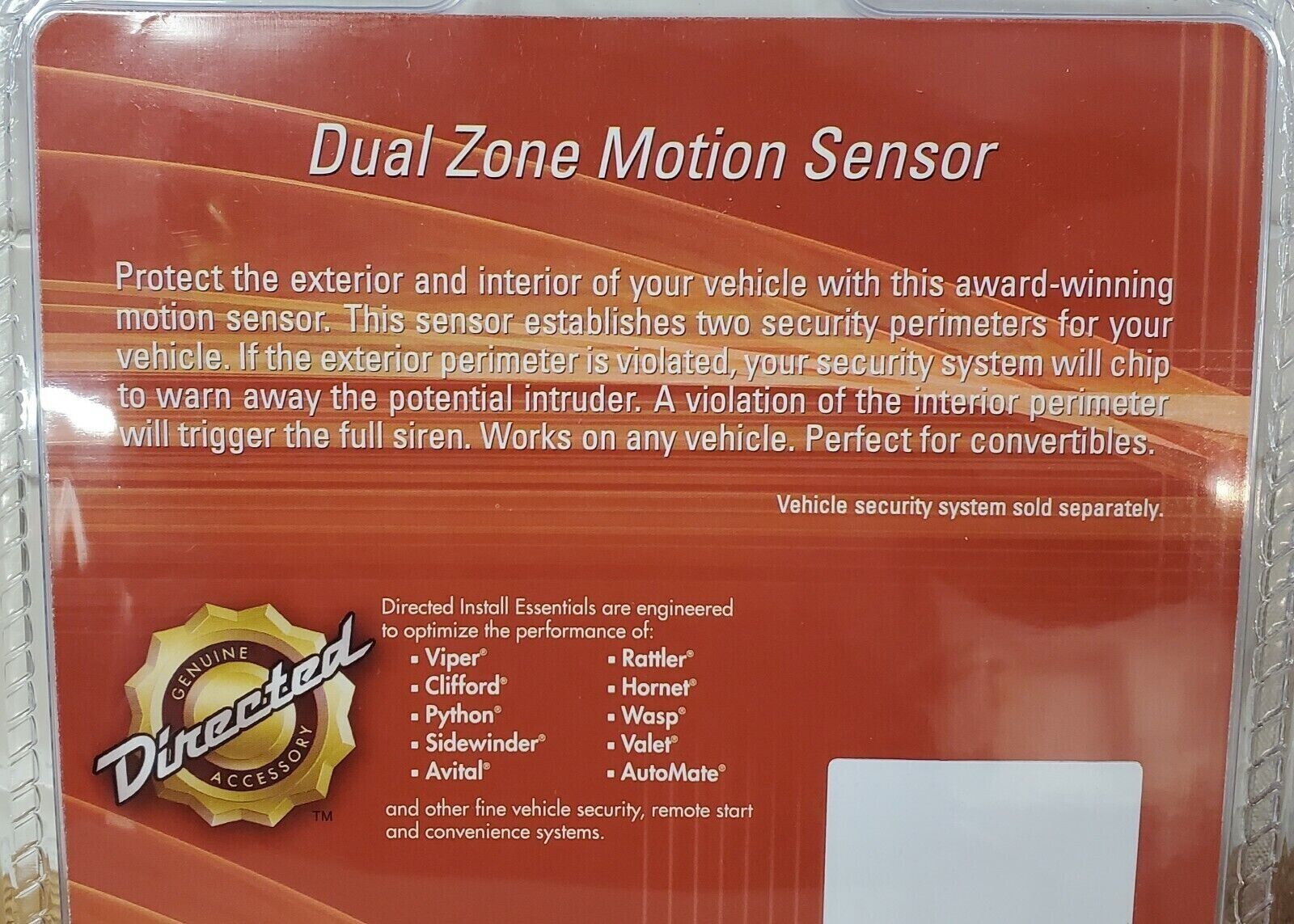 Directed 508D Invisibeam Field Disturbance Sensor