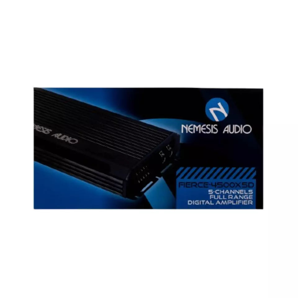 Nemesis Audio FIERCE-4500X5D 5-Channel 3000W Max Class-D Full Range Amplifier