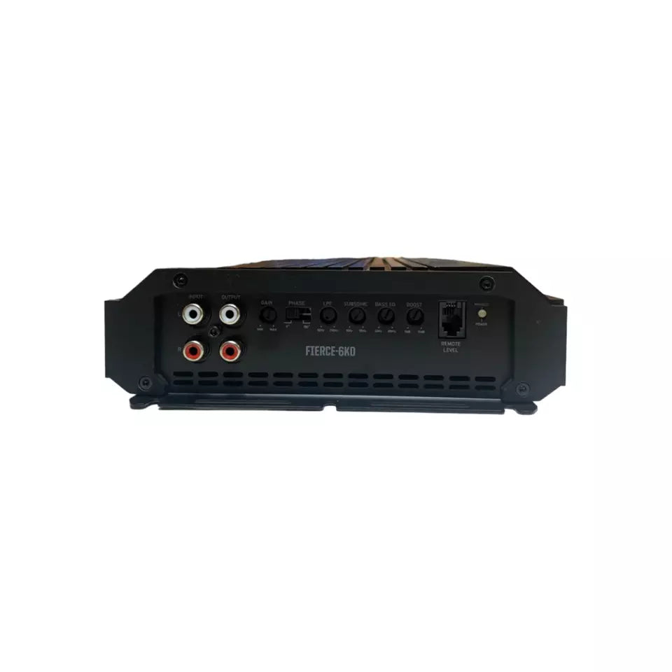 Nemesis Audio FIERCE-6KD 1-CH Monoblock 6000W Max Class-D Car Amplifier