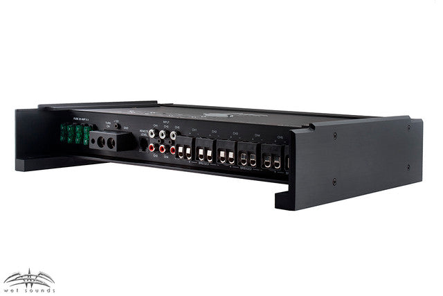 Wet Sounds Sinister SDX6 6-channel Amp - 6x185 Watts @ 4 ohms, 6x290 Watts @ 2 Ohms, 3x585 Watts Bridged