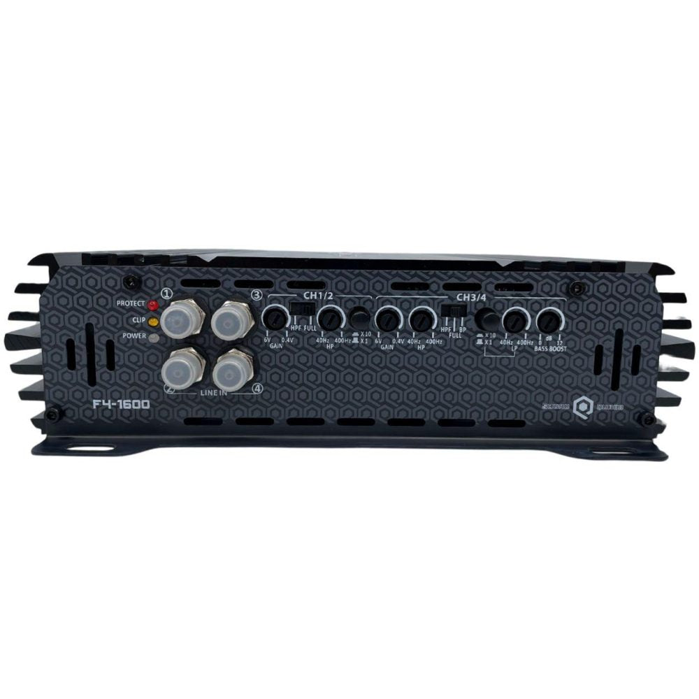 Soundqubed SQ F4-1600 1600 Watt Full Bridge 4 Channel Amplifier