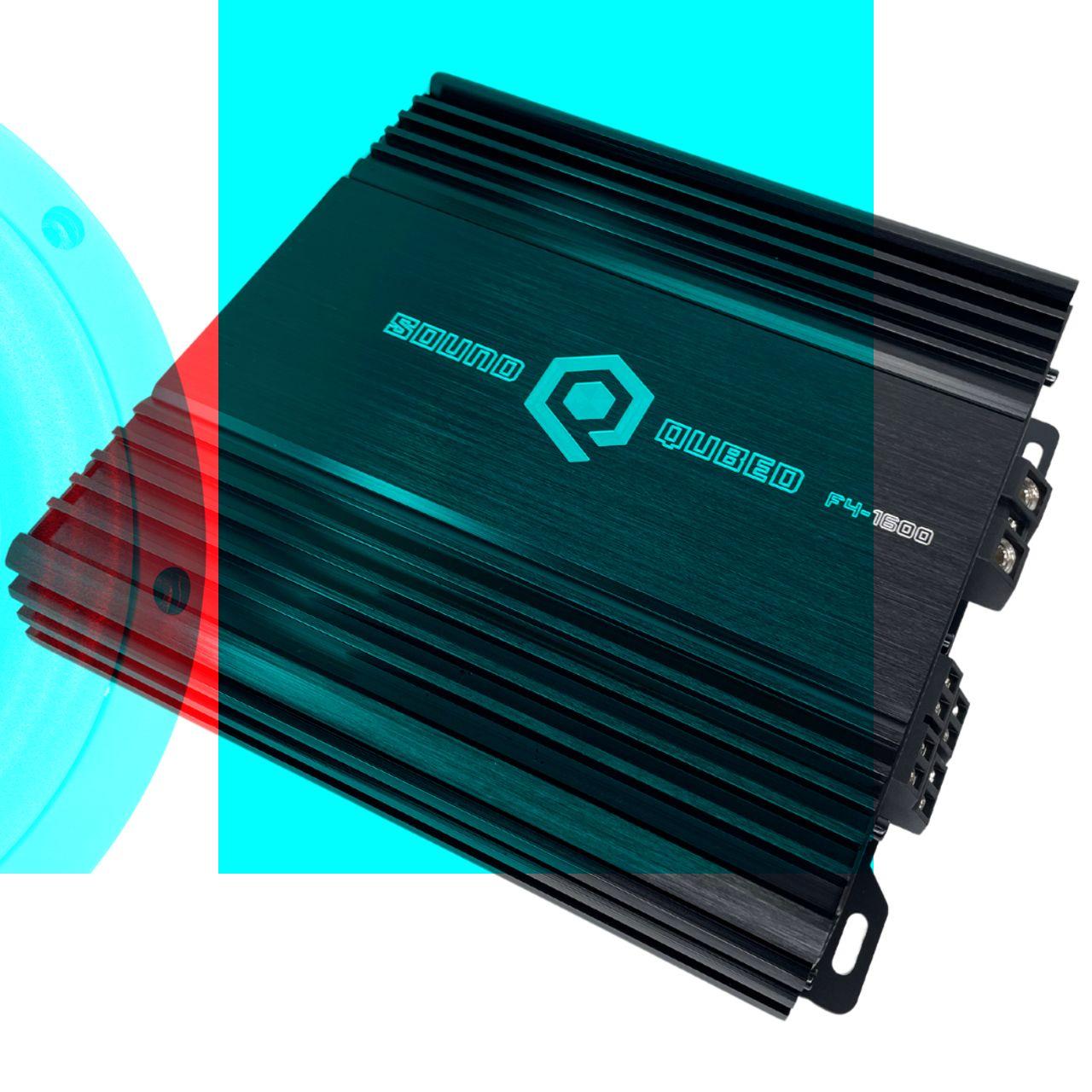 Soundqubed SQ F4-1600 1600 Watt Full Bridge 4 Channel Amplifier