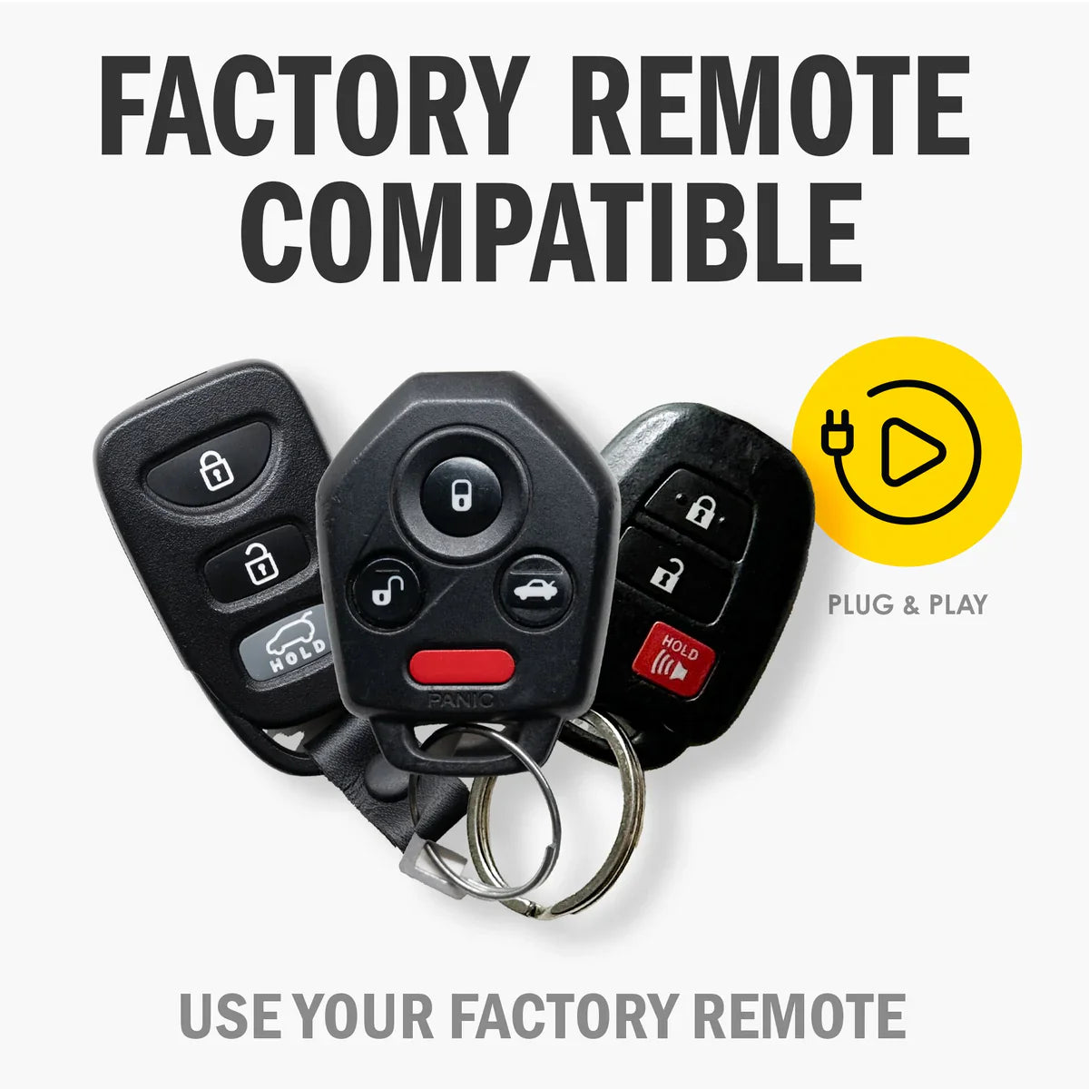 Start-X Plug N Play Remote Starter Kit for Jeep Wrangler & Gladiator (2018-2025) / Push to Start