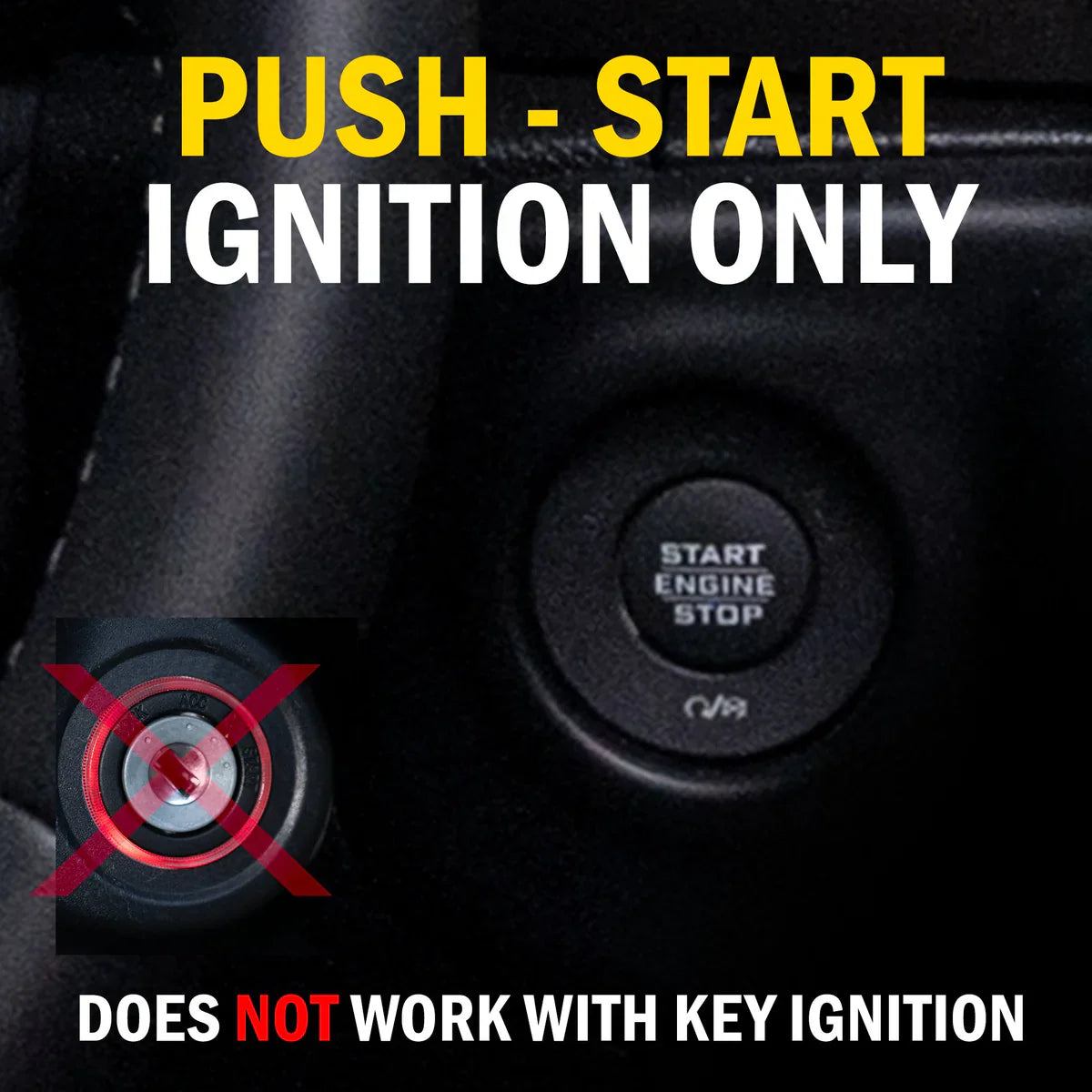 Start-X Plug N Play Remote Starter Kit for RAM 2500/3500 (2019-2024) / Push to Start