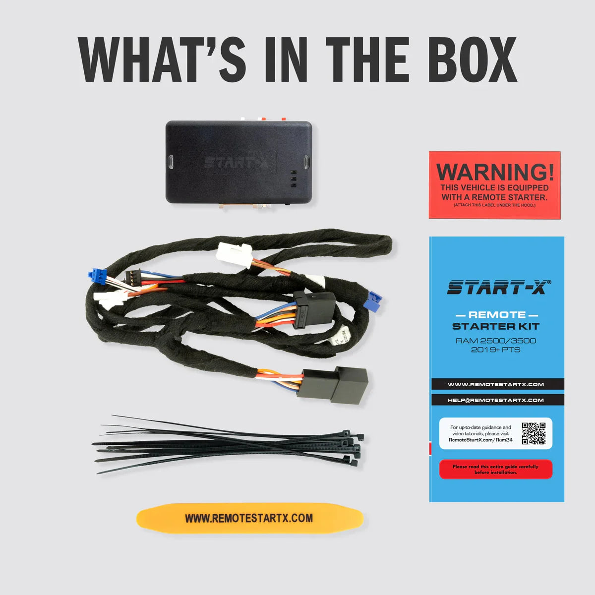 Start-X Plug N Play Remote Starter Kit for RAM 2500/3500 (2019-2024) / Push to Start