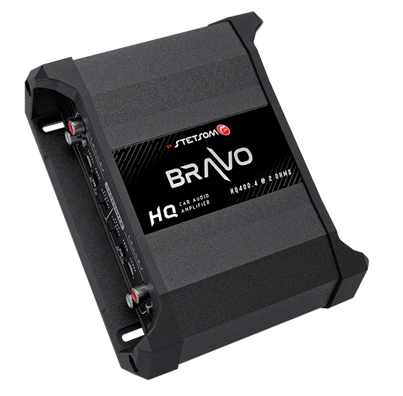 Stetsom Bravo HQ400.4 4-Channel Amplifier 2-Ohm Stable