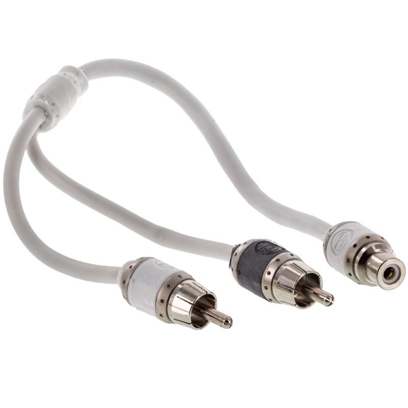 T-Spec V10RCA-Y1 V10 Series RCA Y-Cable (1) Female to (2) Male Connector