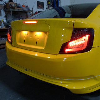 Spec-D 2011-13 Scion Tc LED Bar Black Tail Lights Smoked Lens