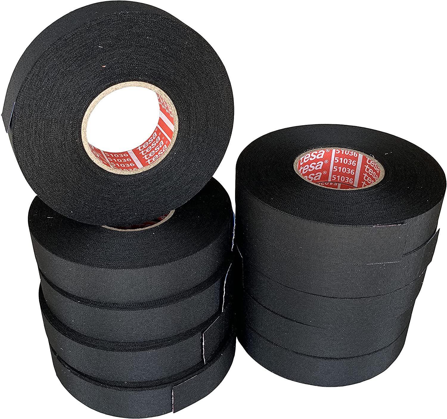 TESA 51036 Flag-resistant PET cloth tape for high abrasion protection of automotive harnesses