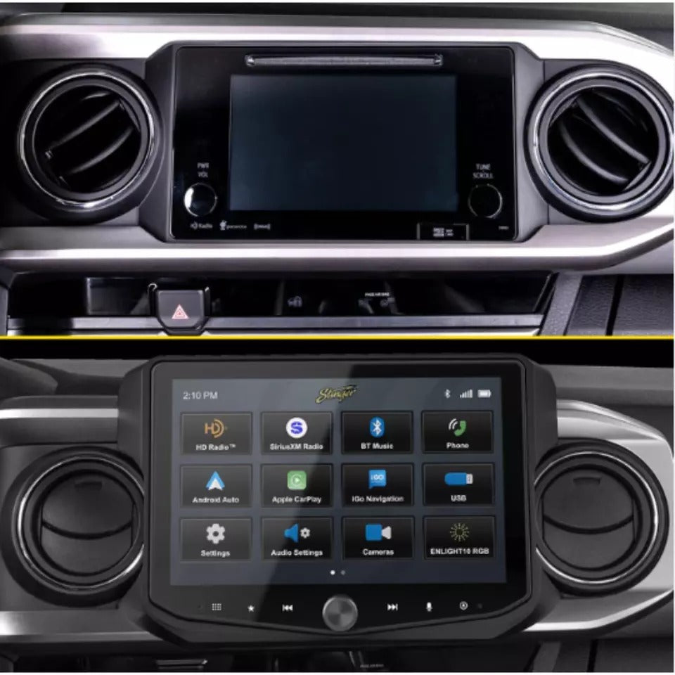 PAC SR-TAC16HX IX210/HORIZON10 Installation Kit for Select Tacoma 2016-2023