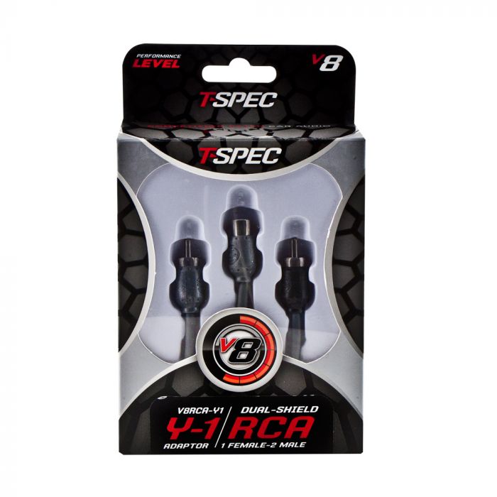T-Spec V8RCA-Y1 V8 Series Two-Channel RCA Audio Y-Cable