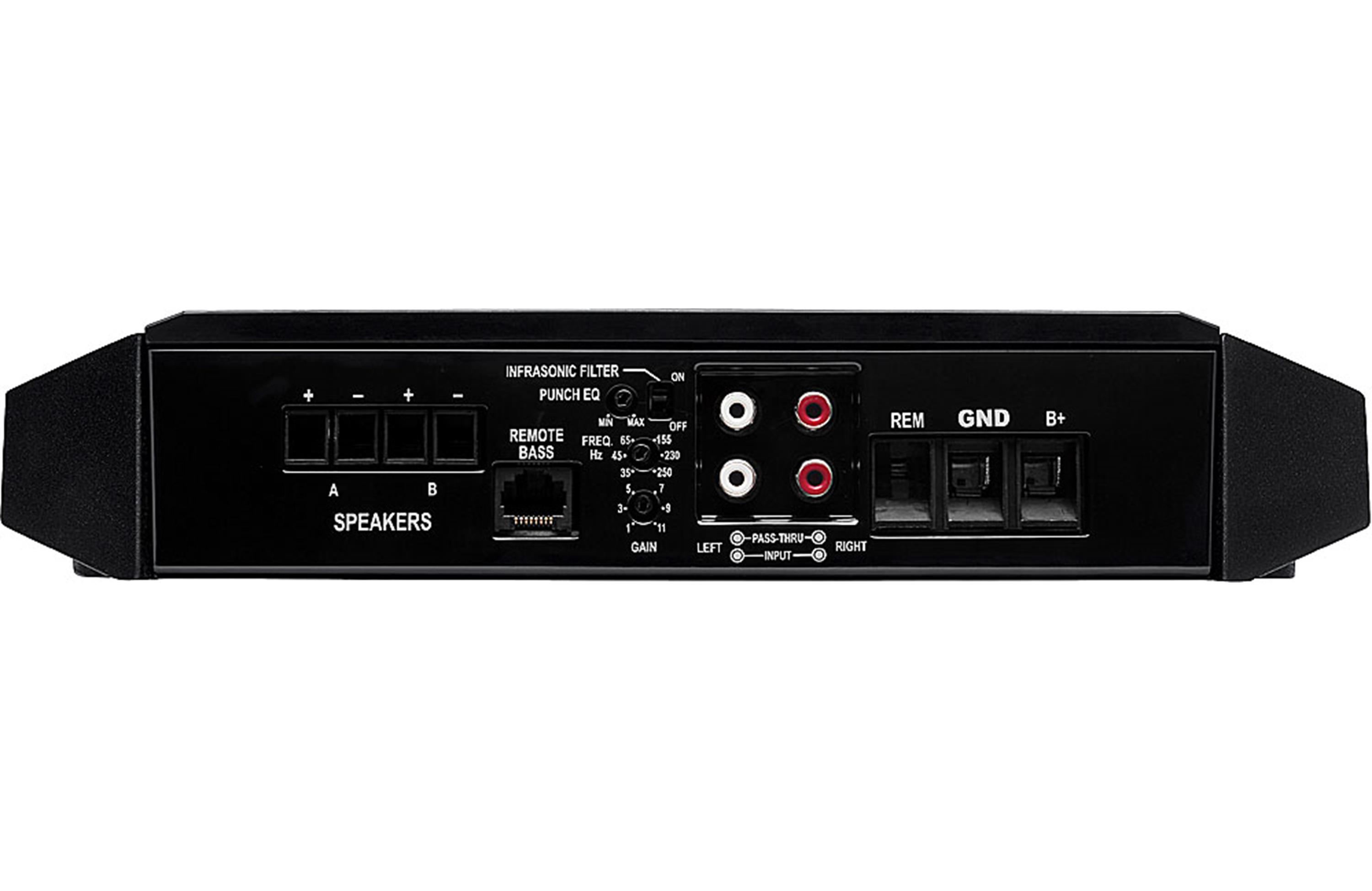 Rockford Fosgate T500-1bdCP Power Series mono sub amplifier — 500 watts RMS x 1 at 2 ohms