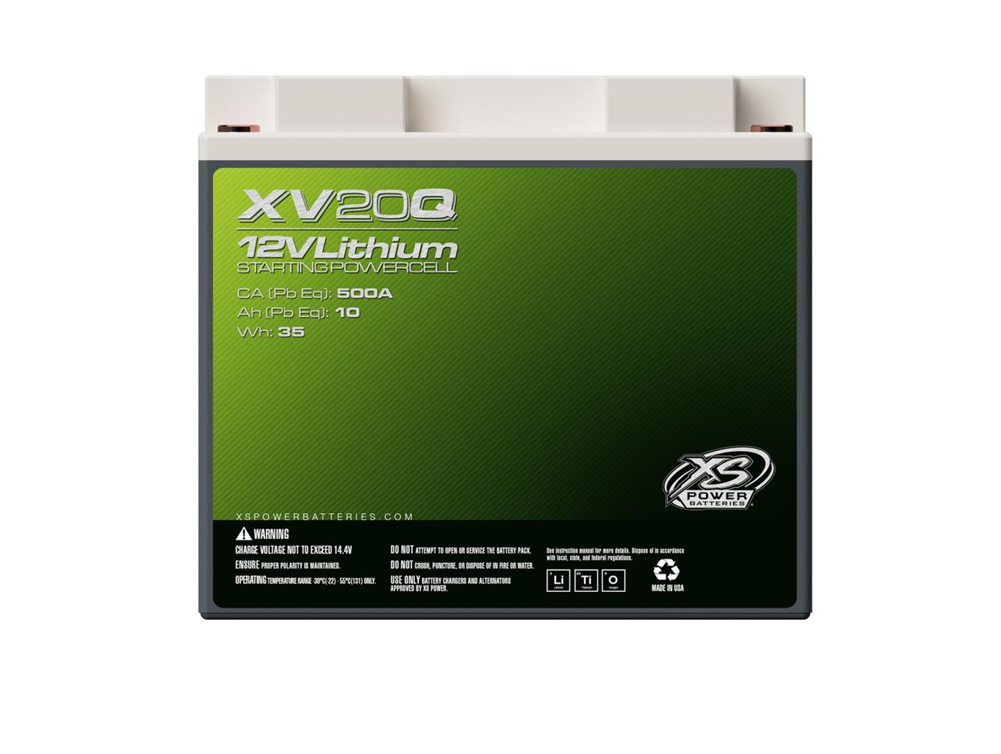 XS Power XV Powersports Series Lithium Batteries XV20Q