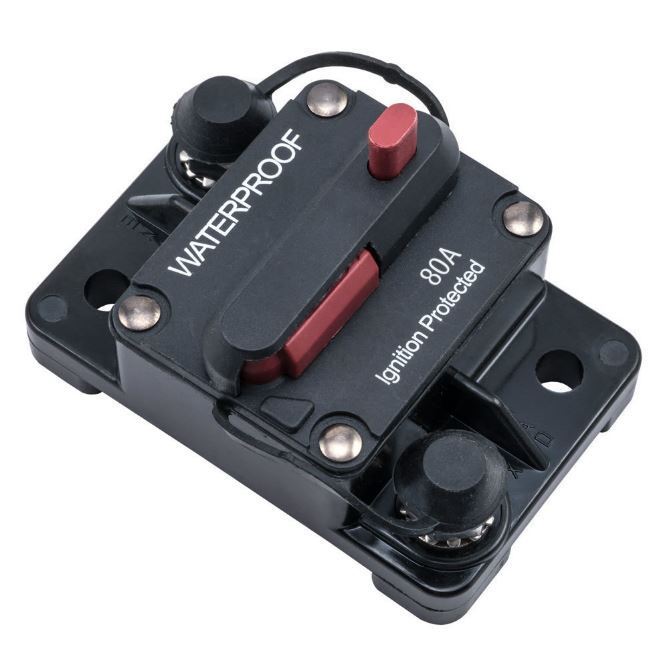 EL-CB80MR 80A RESETABLE BREAKER W/LED INDICATIOR