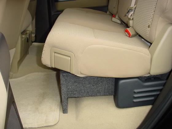 2007-2013 Toyota Tundra Duble Cab Dual Poly Sub Box 2X12