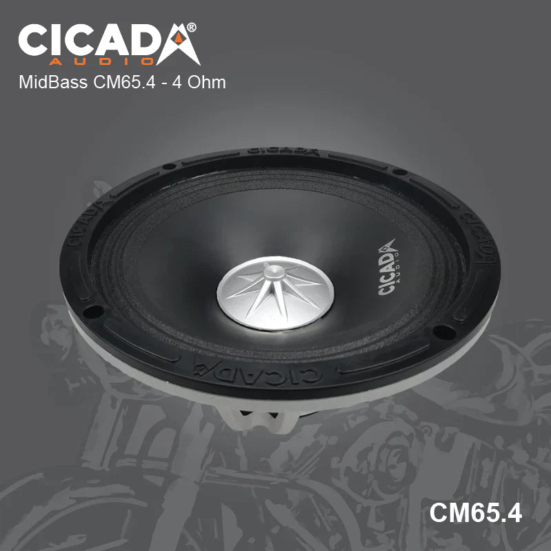 Cicada Audio CM65.2X 6.5-inch Mid-Bass Component Speakers with CMC™ Cones – 2Ω