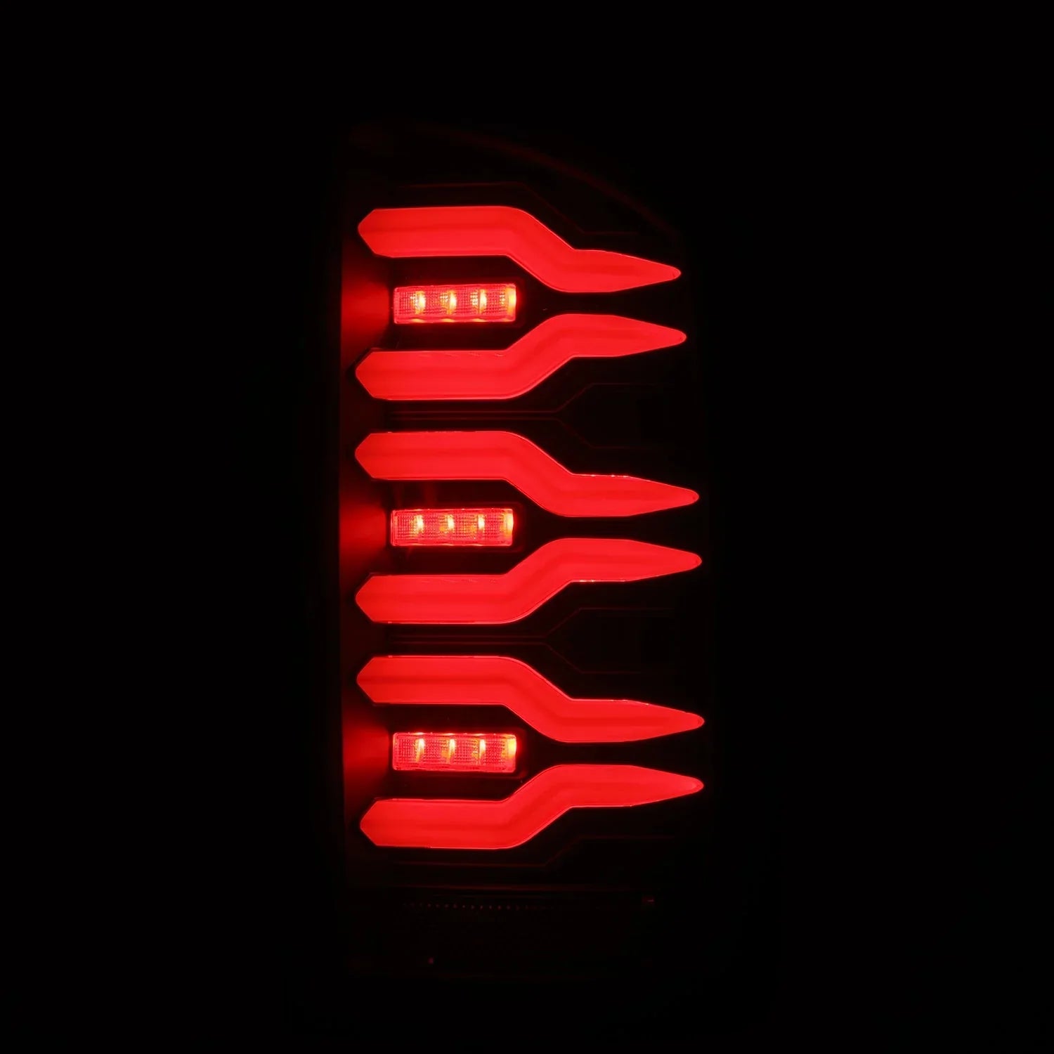 AlphaRex 02-06 Dodge Ram 1500/03-06 Dodge Ram 2500/3500 Truck LUXX-Series LED Tail Lights Black