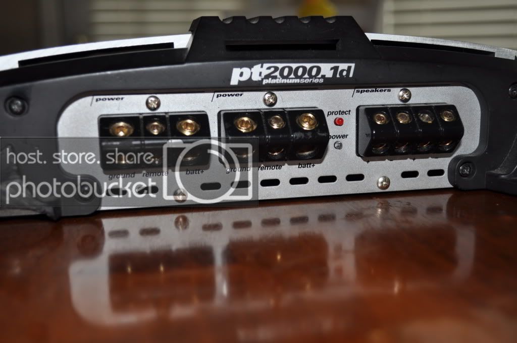 DB DRIVE PT2000.1D PLATINUM SERIES CLASS D MONO AMPLIFIER (2000W)
