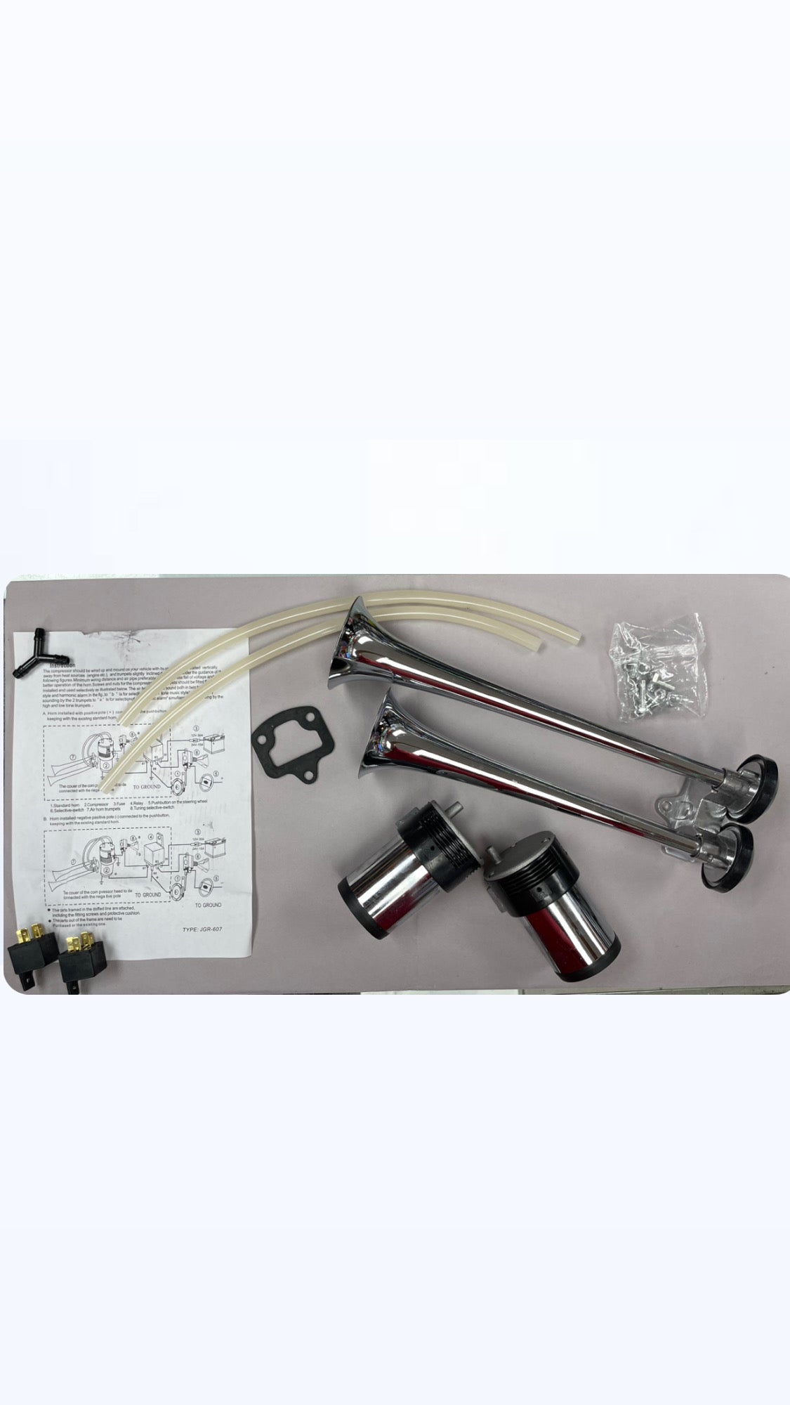 ECA Road Master Train horn Dual Trumpet 129 dB, for Cars and Trucks