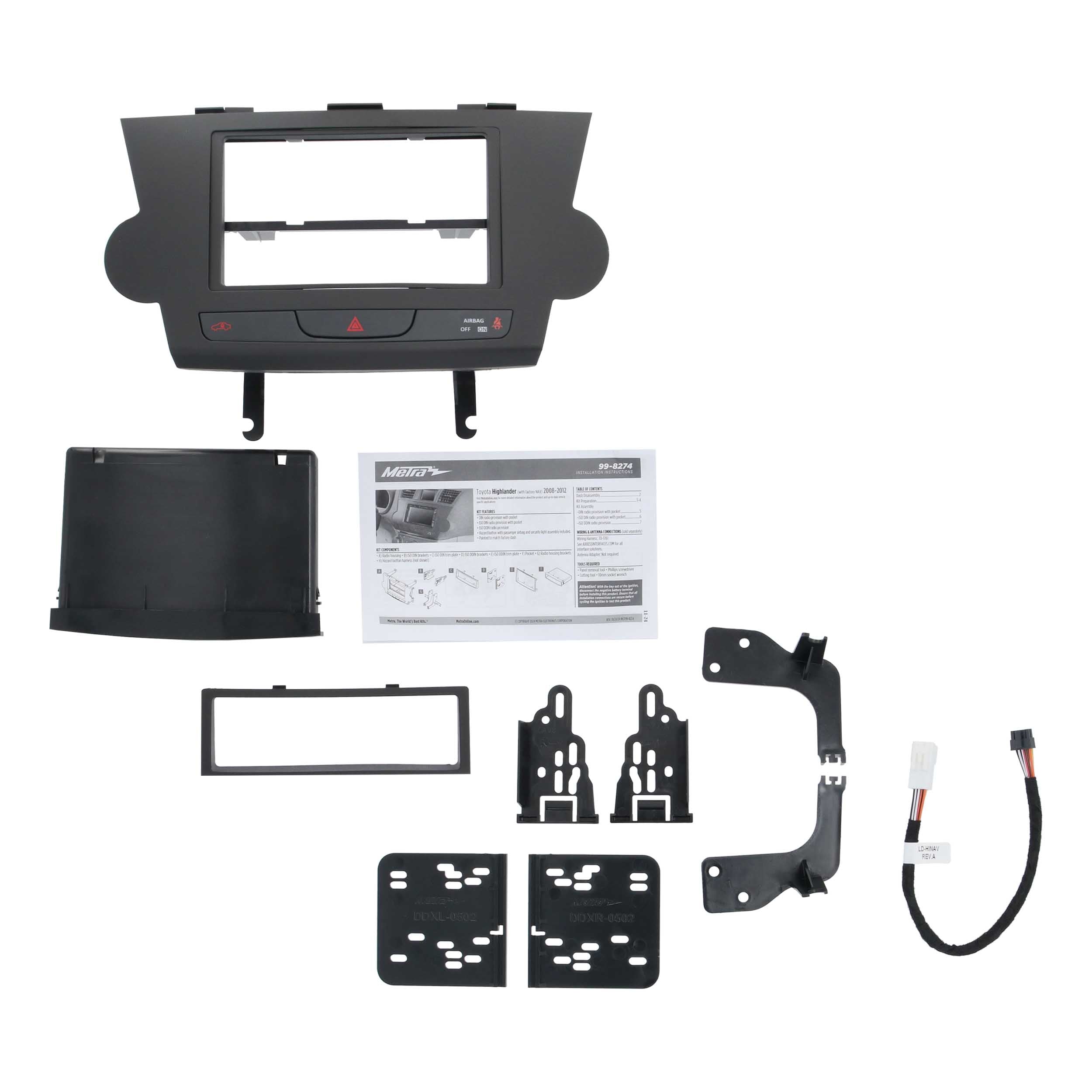 Metra 99-8274B Toyota Highlander 2008-2012