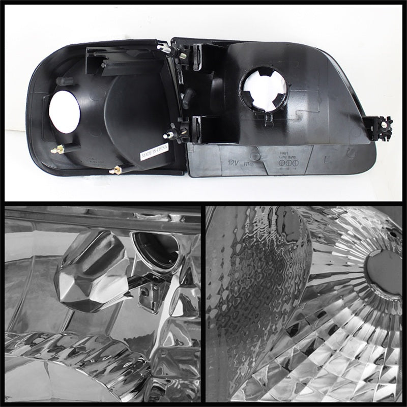 Ford F150 97-03 / Expedition 97-02 Crystal Headlights w/Corner Chrome HD-JH-FF15097-SET-AM-C