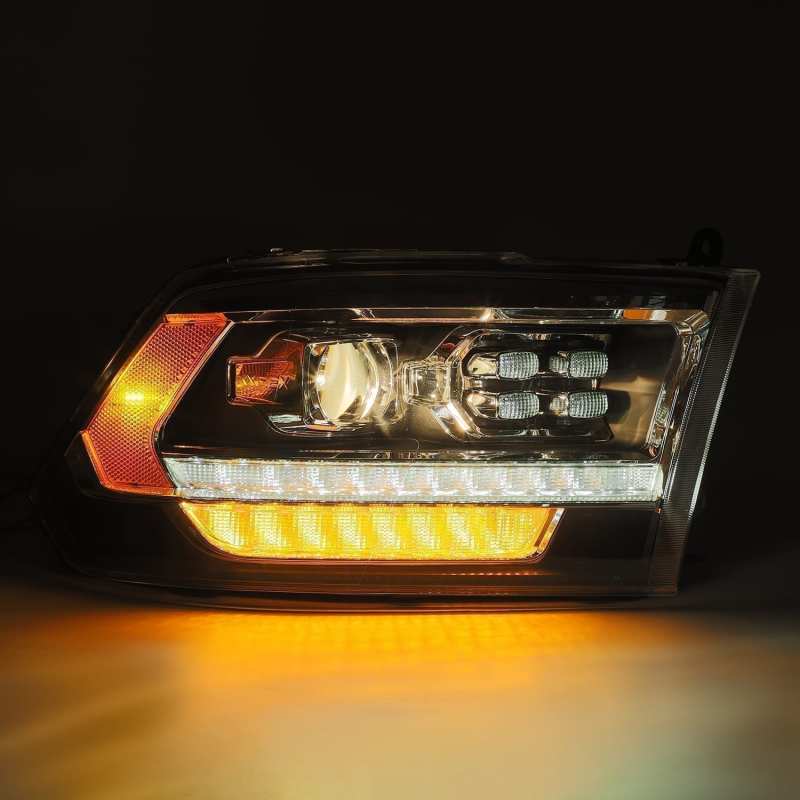 AlphaRex 09-18 Ram Truck PRO-Series (5th Gen 2500 Style) Projector Headlights Black