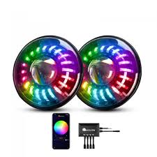Jeep LED Headlights with Integrated DRL Turn Signal
