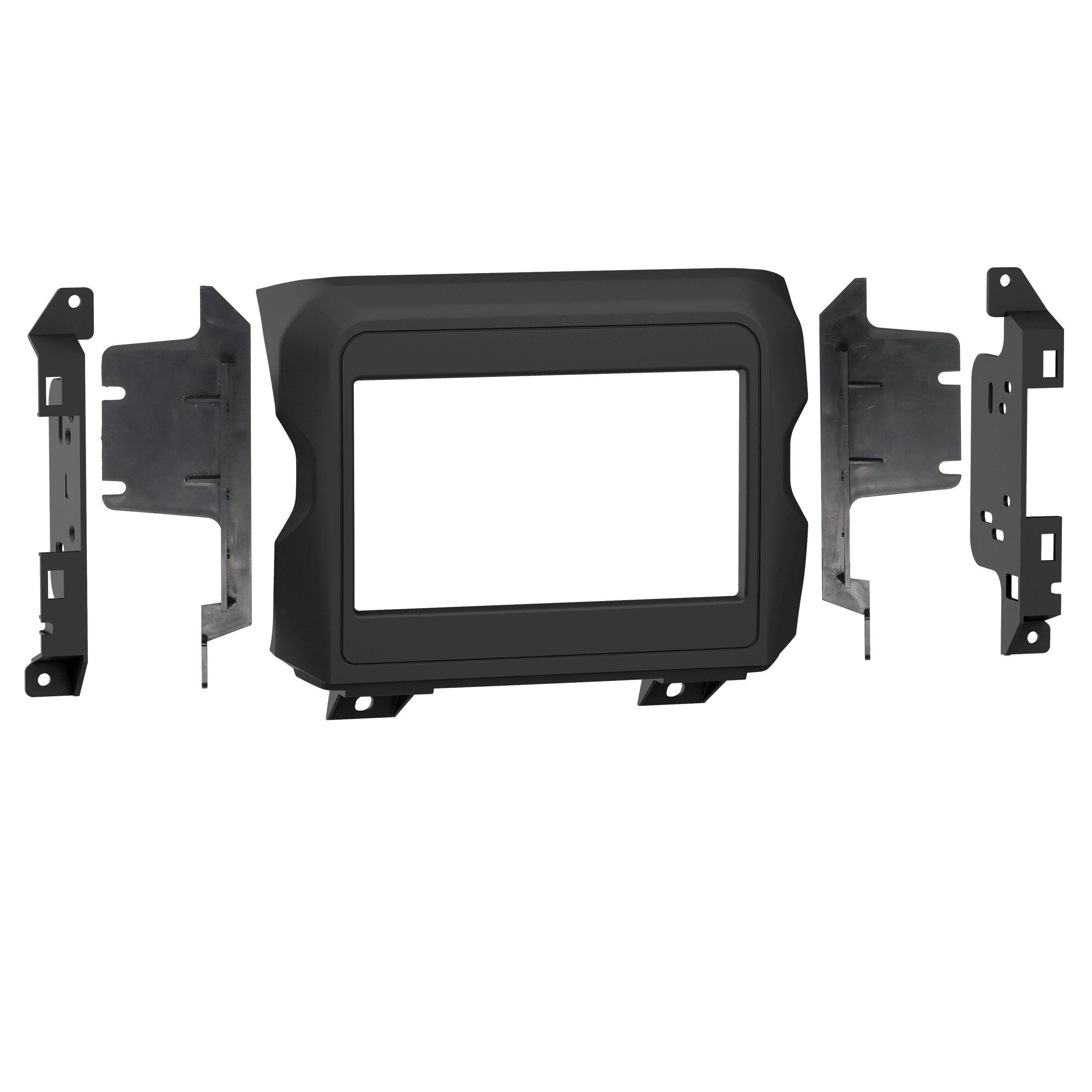 Metra 107-CH3B Dash Kit Fits 2018-22 Jeep Wrangler JL models — select shallow-mount double-DIN radios