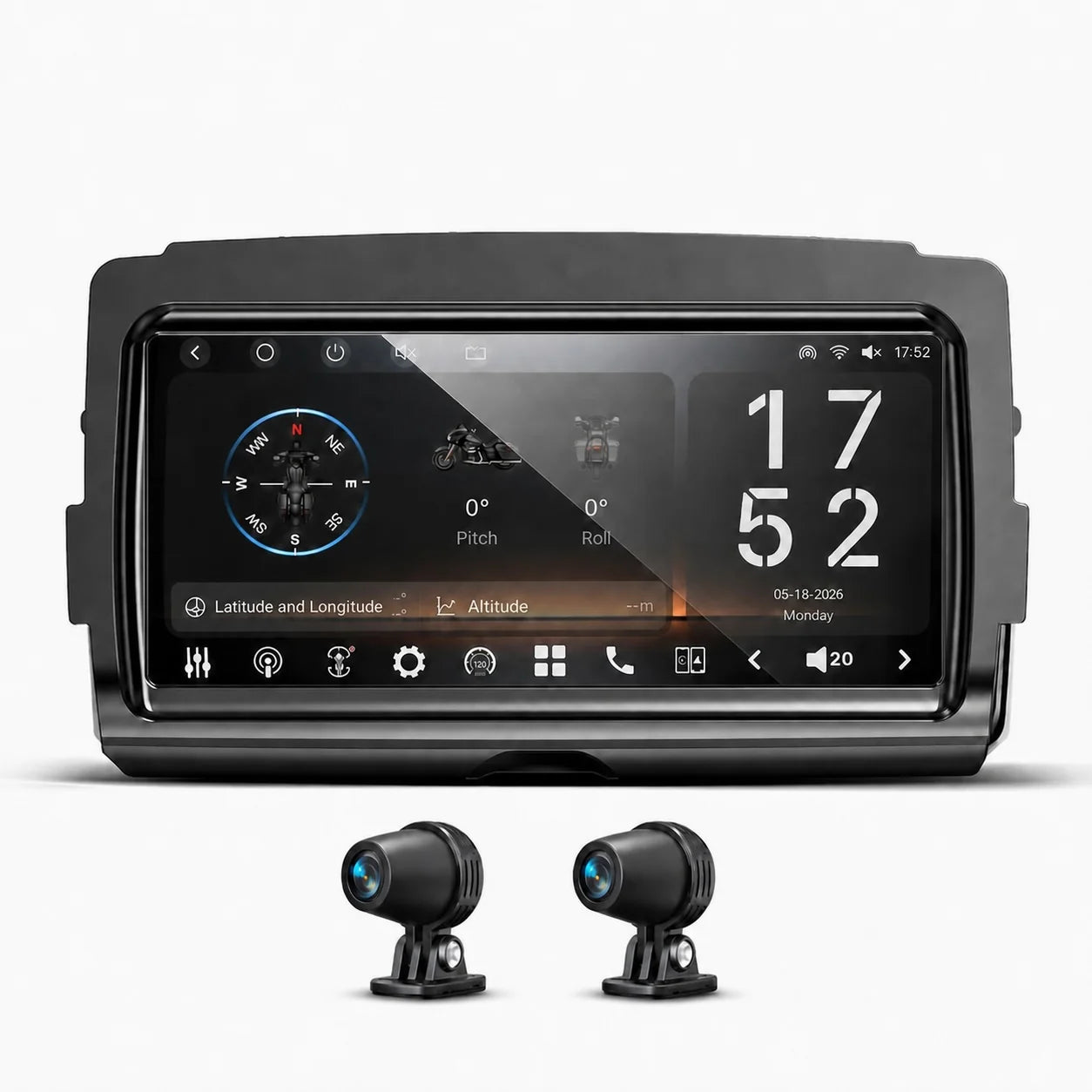 Vinland Rebel 8.25″ OEM-Fit Motorcycle Head Unit for 2014–2023 Harley-Davidson Touring Models