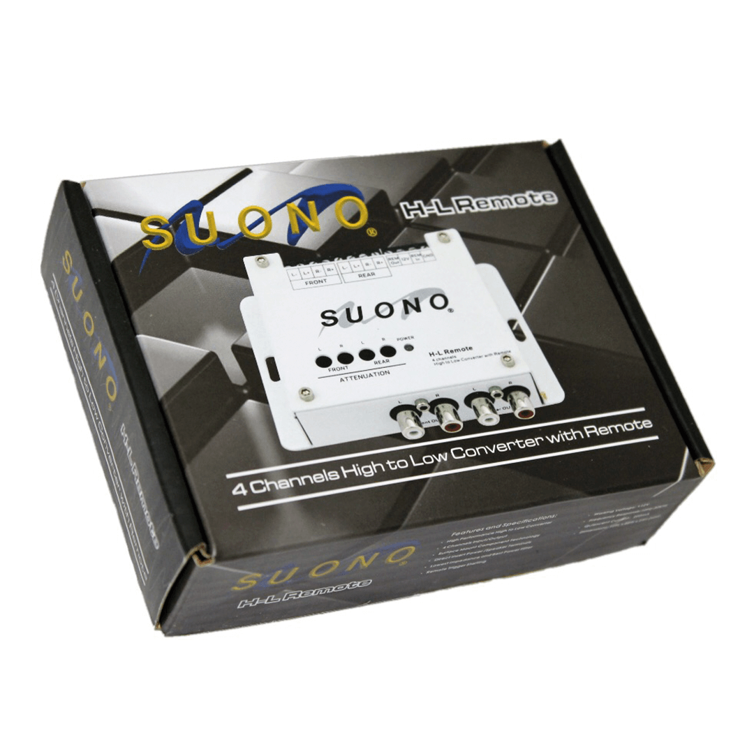 SUONO H-L Remote (4 Channel High to Low Converter with Remote)