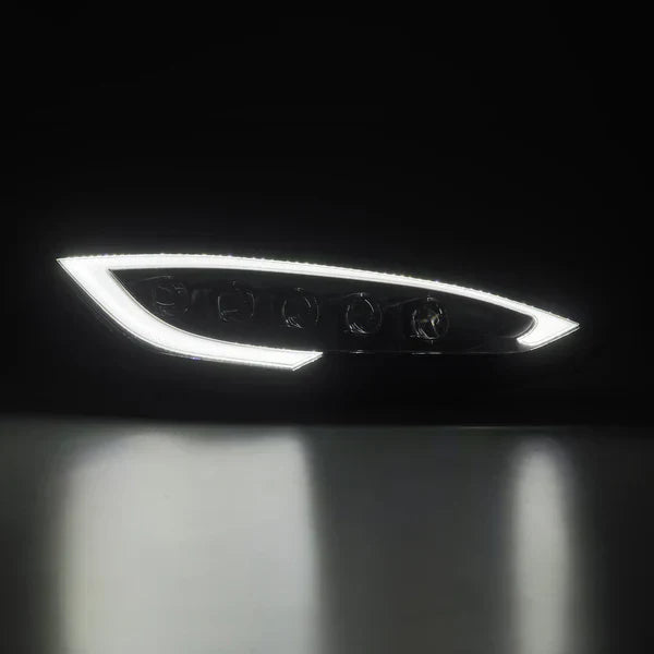 AlphaRex 12-21 Tesla Model S NOVA-Series LED Projector Headlights Black