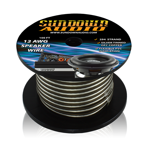 Sundown Audio 12 AWG Speaker Wire (100FT)