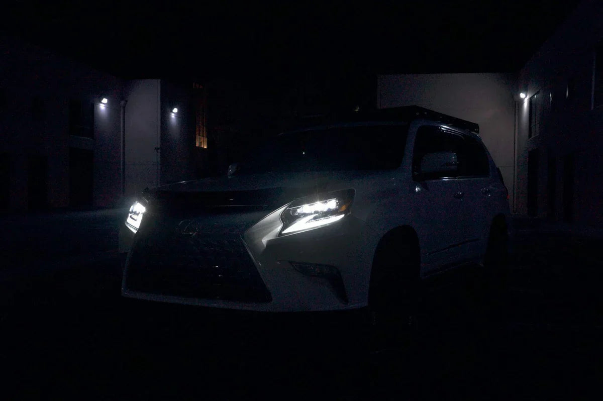 AlphaRex 14-23 Lexus GX 460 NOVA-Series LED Projector Headlights Black