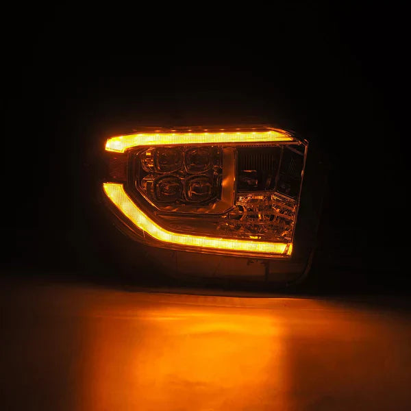 AlphaRex 14-21 Toyota Tundra MK II NOVA-Series LED Projector Headlights Chrome