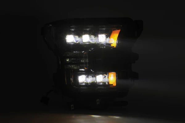 AlphaRex 15-17 Ford F150 / 17-20 F150 Raptor NOVA-Series LED Projector Headlights Chrome