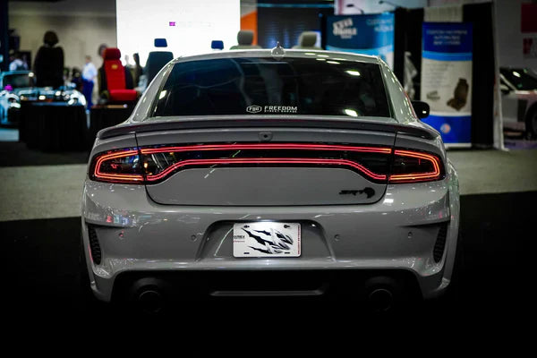 AlphaRex 15-23 Dodge Charger MKII NOVA-Series Prismatic LED Tail Lights Black