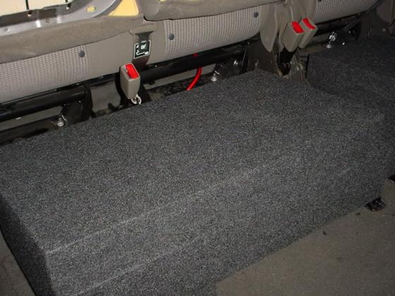 2006-2008 Dodge Mega Cab Down Fire Carpeted Sub Box 2 x 12