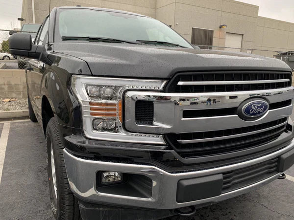 AlphaRex 18-20 Ford F150 NOVA-Series LED Projector Headlights Chrome